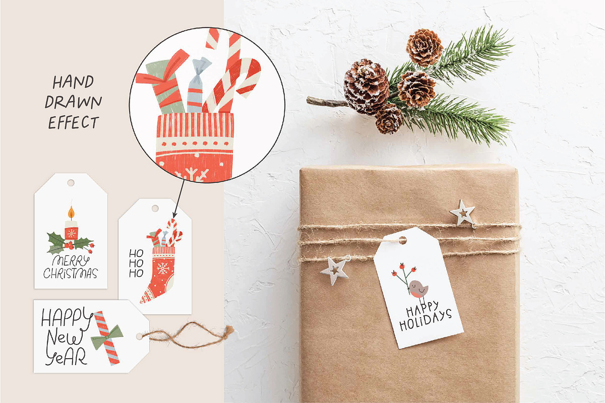Christmas Forest Clipart Collection, a Seasonal Illustration by K.SweeTheArt (Photo 3 of 9)