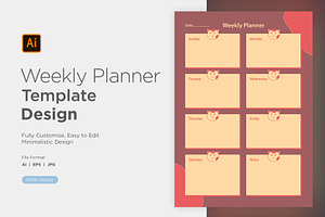 Weekly Planner Sheet Design-41