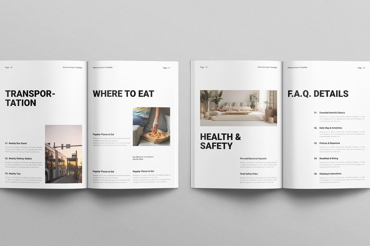 Welcome Book Template, a Brochure Template by E-Type (Photo 5 of 7)