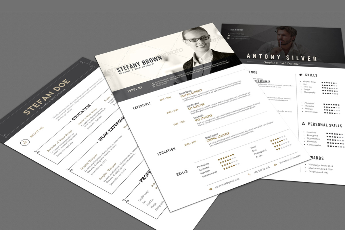 Resume Bundle, a Resume Template by sz81 (Photo 2 of 3)