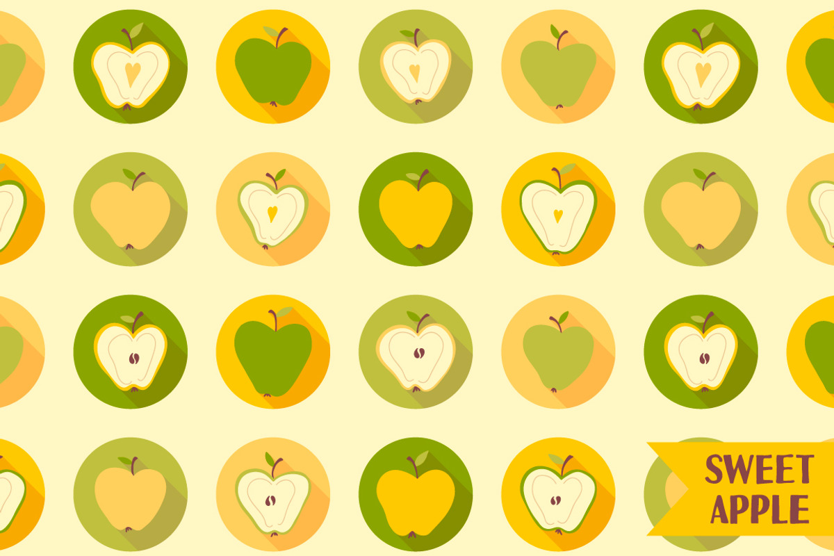 Sweet Apple, a Pattern Graphic by OkPen (Photo 5 of 12)