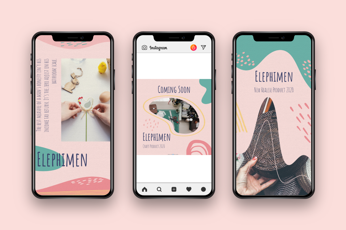 Elephimen Story & Feed Instagram, a Social Media Template by Inkofert (Photo 2 of 11)
