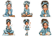 Whimsical Valentine Coffee Girl, a Graphic by CitraGraphics (Thumbnail 4 of 5)
