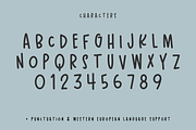 Ballast Sans, a Handwritten Font by Beck McCormick (Thumbnail 10 of 10)