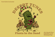 cactus mascot with acoustic guitar, a Branding & Logo Template by Judsart (Thumbnail 1 of 3)
