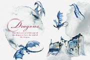 Watercolor Fantasy Clipart Bundle, a Person Illustration by ArtCreationsDesign (Thumbnail 15 of 22)