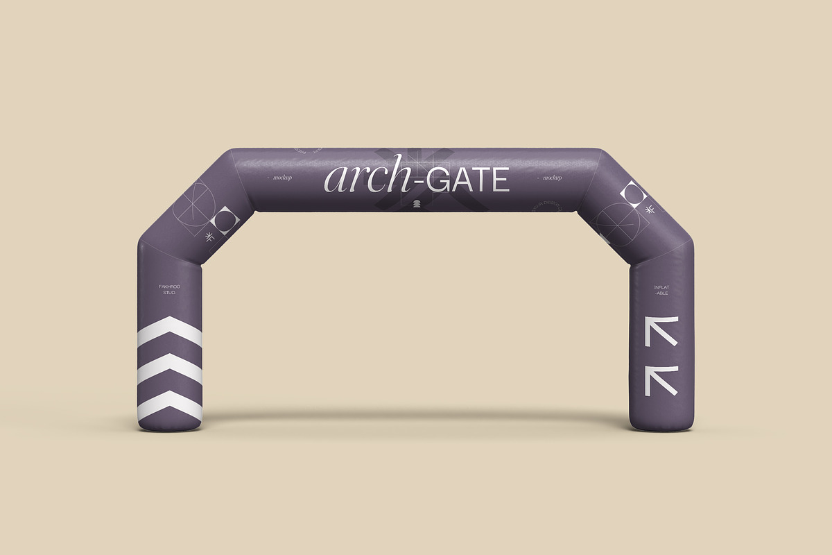 Event Inflatable Arch Gate Mockups, an Advertising Mockup by fakhroo (Photo 1 of 4)