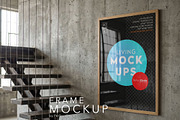 Hanging ISO Frame Mockup, a Mockup by DesignRocket (Thumbnail 6 of 8)