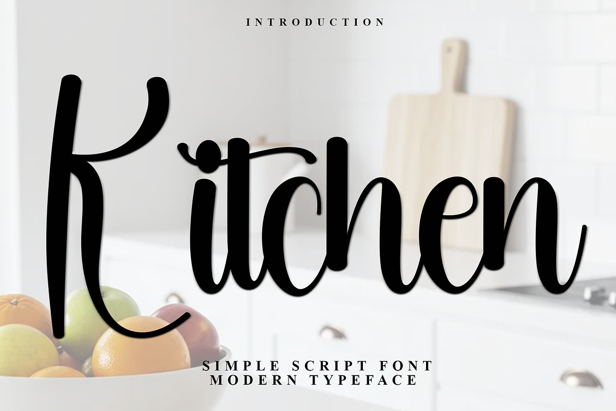Kitchen, a Handwritten Font by FreshTypeINK (Photo 1 of 8)