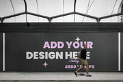 Sidewalk City Billboard Mockup, an Advertising Mockup by GearShift (Thumbnail 1 of 4)