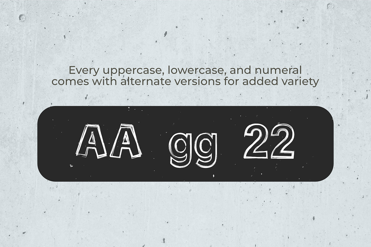 Scratchout - Hand-Drawn Typeface, a Handwritten Font by xyGraphic (Photo 6 of 9)