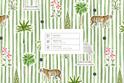 Shalimar, Indian Miniature Prints, a Pattern Graphic by Pink Linen (Thumbnail 2 of 12)