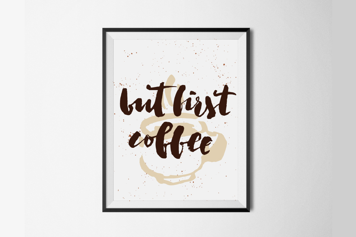 Lettering coffee posters, a Food Illustration by ZapolzunArt (Photo 5 of 7)