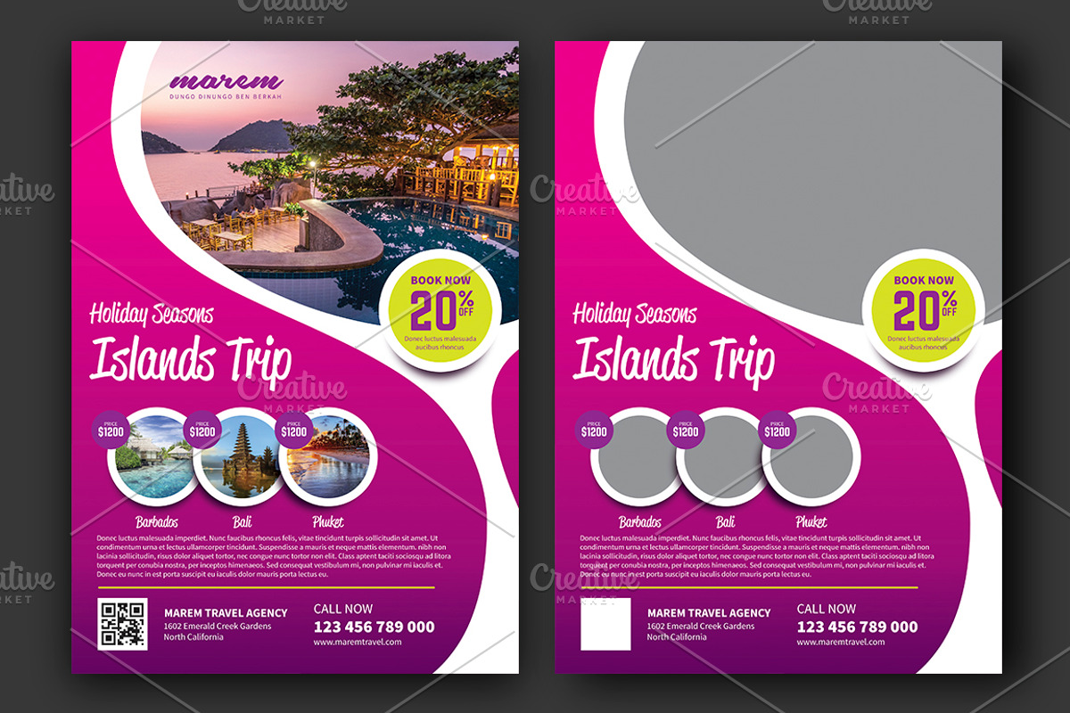 Travelling Flyer Template, a Flyer Template by Saphari (Photo 2 of 4)