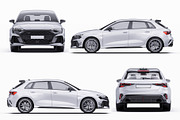 2026 Sport Performance Hatchback Set, an Advertising Mockup by Halal Graphic Studio (Thumbnail 11 of 12)