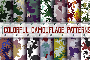36 NON-SEAMLESS camouflage patterns