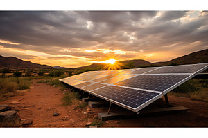 energy solar panel sun ai generated, a Technology Photo by pikepicture