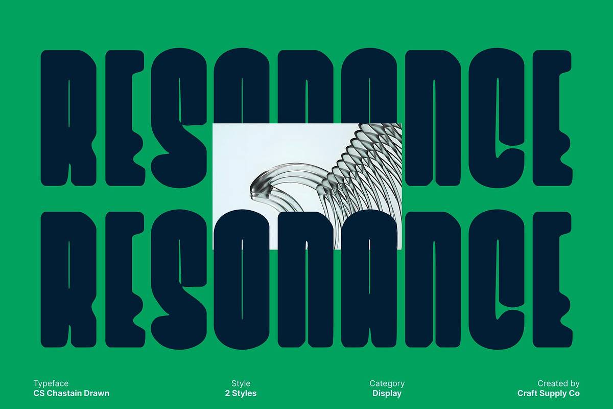 CS Chastain Drawn, a Sans Serif Font by Craft Supply Co. (Photo 3 of 8)