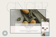 Ginger Squarespace 7.1 Template, a Squarespace Template by Beliveart (Thumbnail 1 of 4)