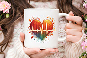 Nurse Fall Harvest Coffee Mug Clipar, an Illustration by RobertsArt (Thumbnail 3 of 7)