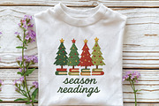 Yarn Crochet Christmas Book Tree PNG, an Illustration by CraftArtStudio (Thumbnail 2 of 4)