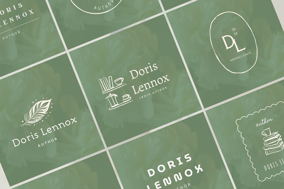 Author Canva logo template, a Branding & Logo Template by Petite Zakka Boutique (Photo 3 of 7)
