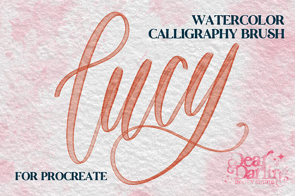 The Lucy Brush for watercolor calligraphy! preview 7