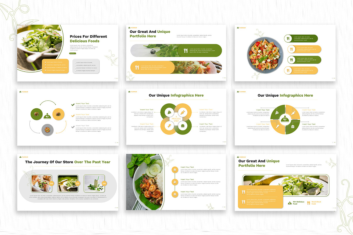 Simple Food Restaurant Presentation