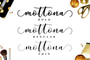 Mottona Script Font, a Script Font by Barland Design (Thumbnail 2 of 9)