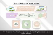 Etsy Shop Bundle Canva Templates, a Branding & Logo Template by DigiPax (Thumbnail 5 of 11)
