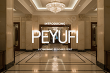Peyufi - Elegant Modern Serif Typefa