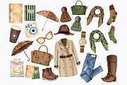 Watercolor Fall Essentials Clipart, an Illustration by MiracleArtAndDesign (Thumbnail 3 of 5)