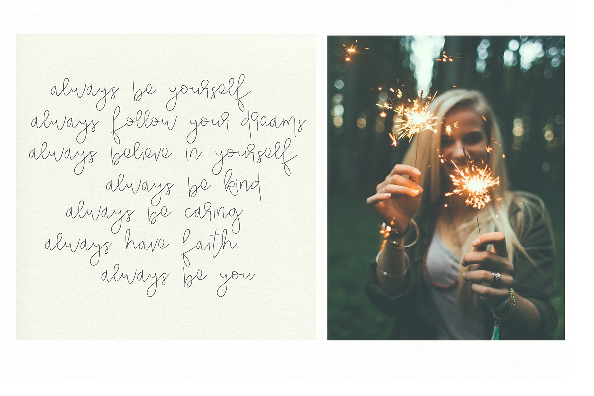 Park - Handwritten Script Font preview 2