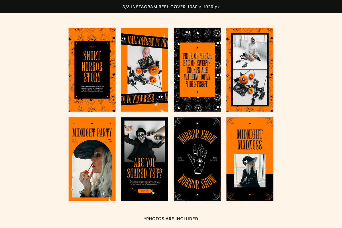 20 Halloween IG Reel Covers Stories, a Social Media Template by Studio K (Photo 4 of 7)