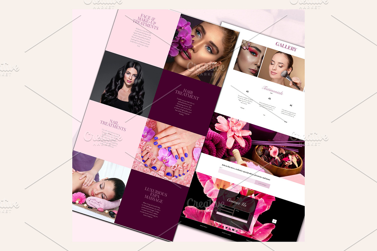 Wix Website Template Beauty Salon, a Wix Template by Lovely.Dizajnera (Photo 3 of 6)