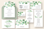 Dreamy Eucalyptus Wedding Suite, an Invitation Template by Knotted Design (Thumbnail 1 of 6)