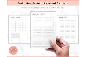 Goal Planner BUNDLE, 2022 Tracker