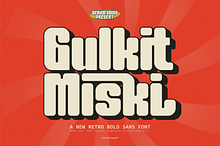 Gulkit Miski | Retro Bold Sans Serif
