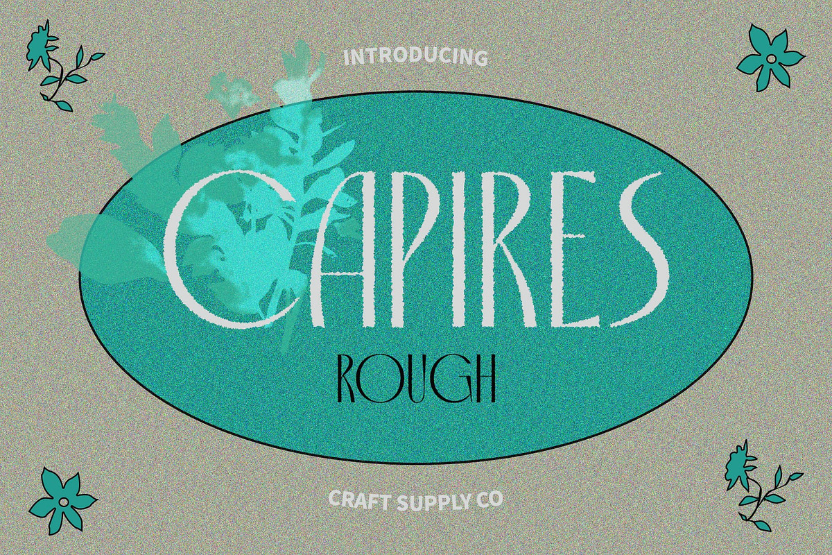 Capires Rough, a Sans Serif Font by Craft Supply Co. (Photo 1 of 8)
