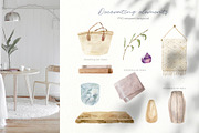 Spring Snowdrop and Muscari Clip Art, an Illustration by Julia M. Watercolor (Thumbnail 6 of 12)