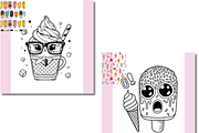 Ice Cream Cup Coloring Book for kids, an Animal Illustration by Sourcedigi (Thumbnail 2 of 3)
