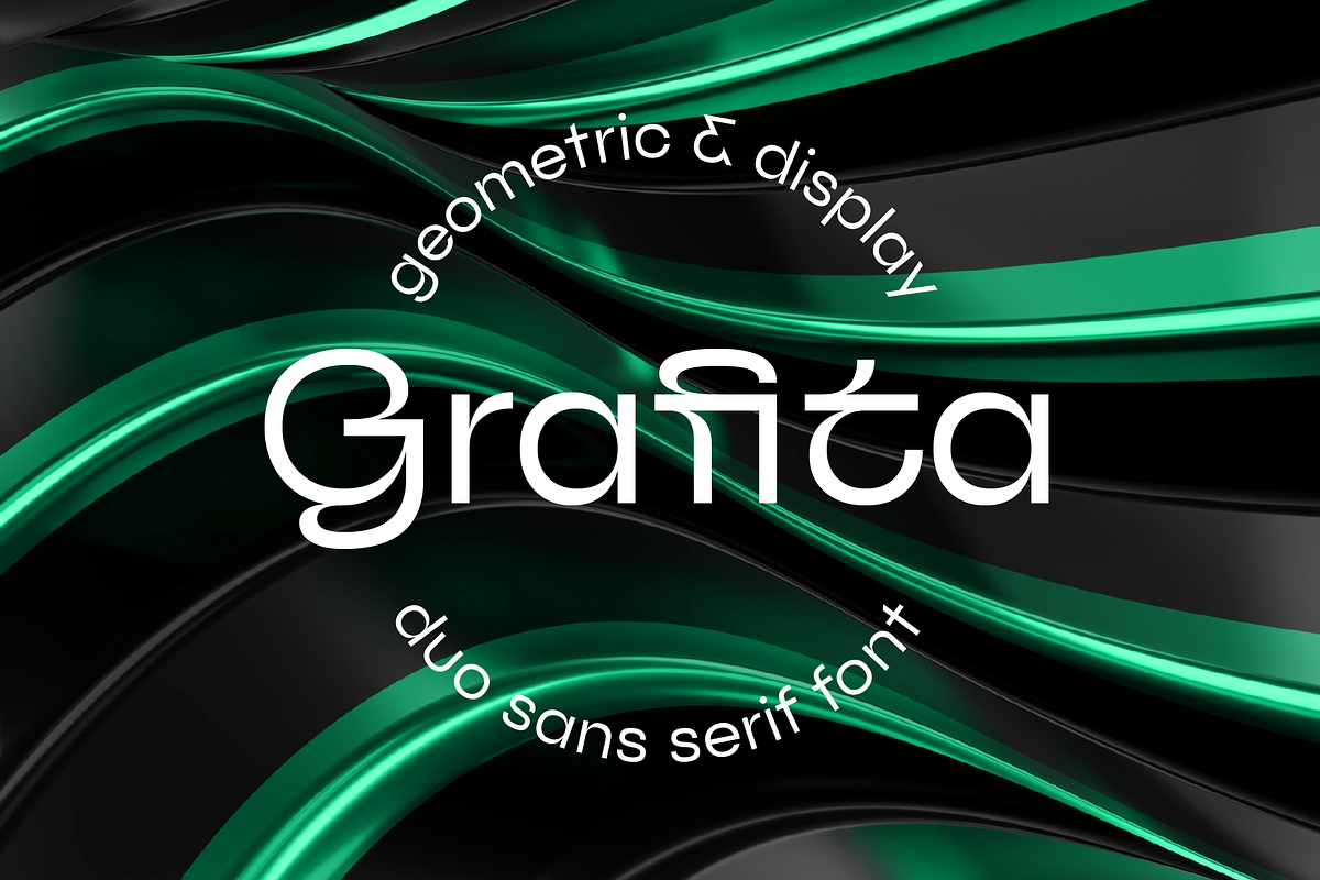 Grafita — display sans serif, a Sans Serif Font by Slava Antipov (Photo 1 of 12)