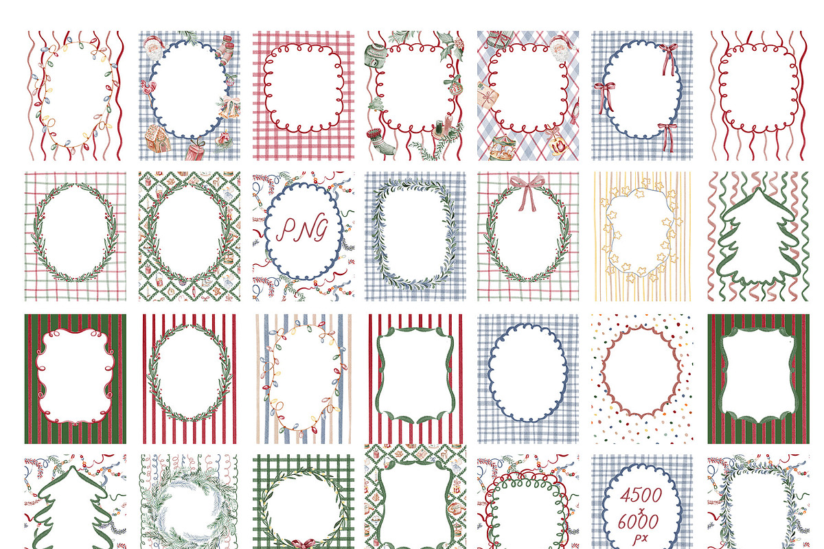 Christmas Joy Watercolor Collection, an Object Graphic by LenArt (Photo 5 of 16)