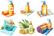 Poolside accessories Clipart Bundle, an Illustration by Pixels.Craft (Thumbnail 4 of 8)