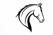 Elegant horse head wall decor design, an Illustration by Amazin_art (Thumbnail 4 of 25)