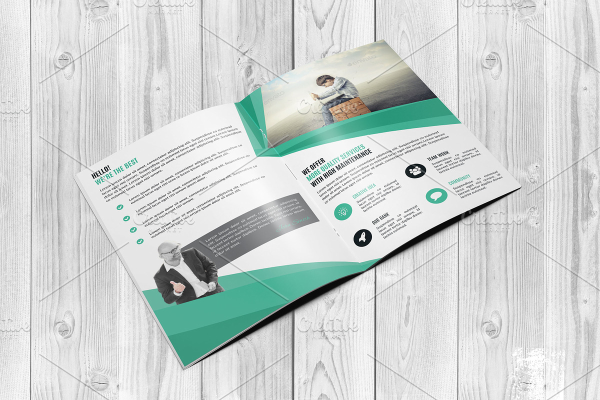 Corporate Bi-Fold Brochure Template, a Brochure Template by Alice_s (Photo 9 of 9)