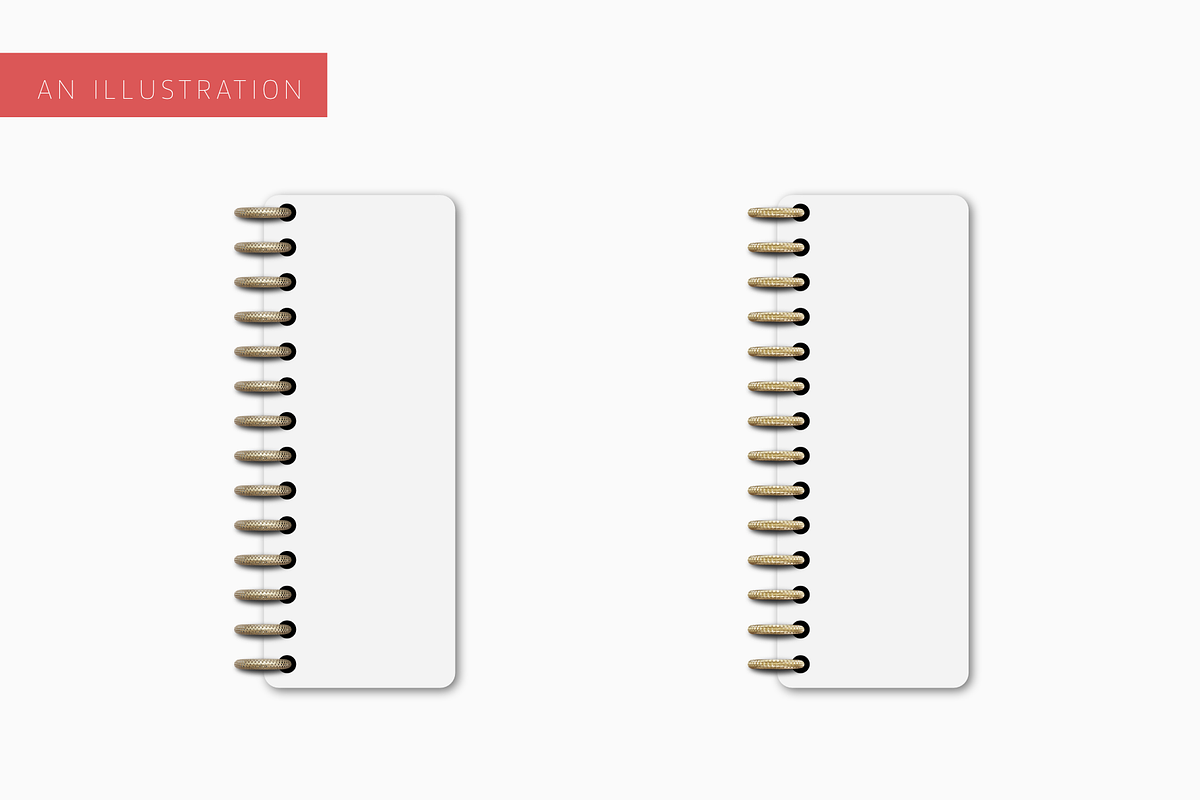 Gold Digital Planner Binder Rings, an Object Graphic by 3PointsCreative (Photo 5 of 6)