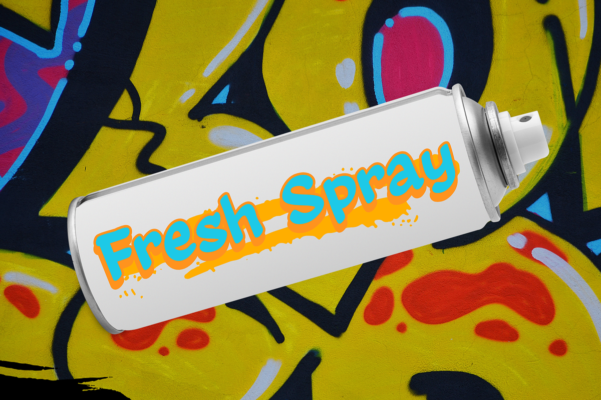 Blockbomb is a cool graffiti font, a Handwritten Font by Brown Cupple (Photo 5 of 8)