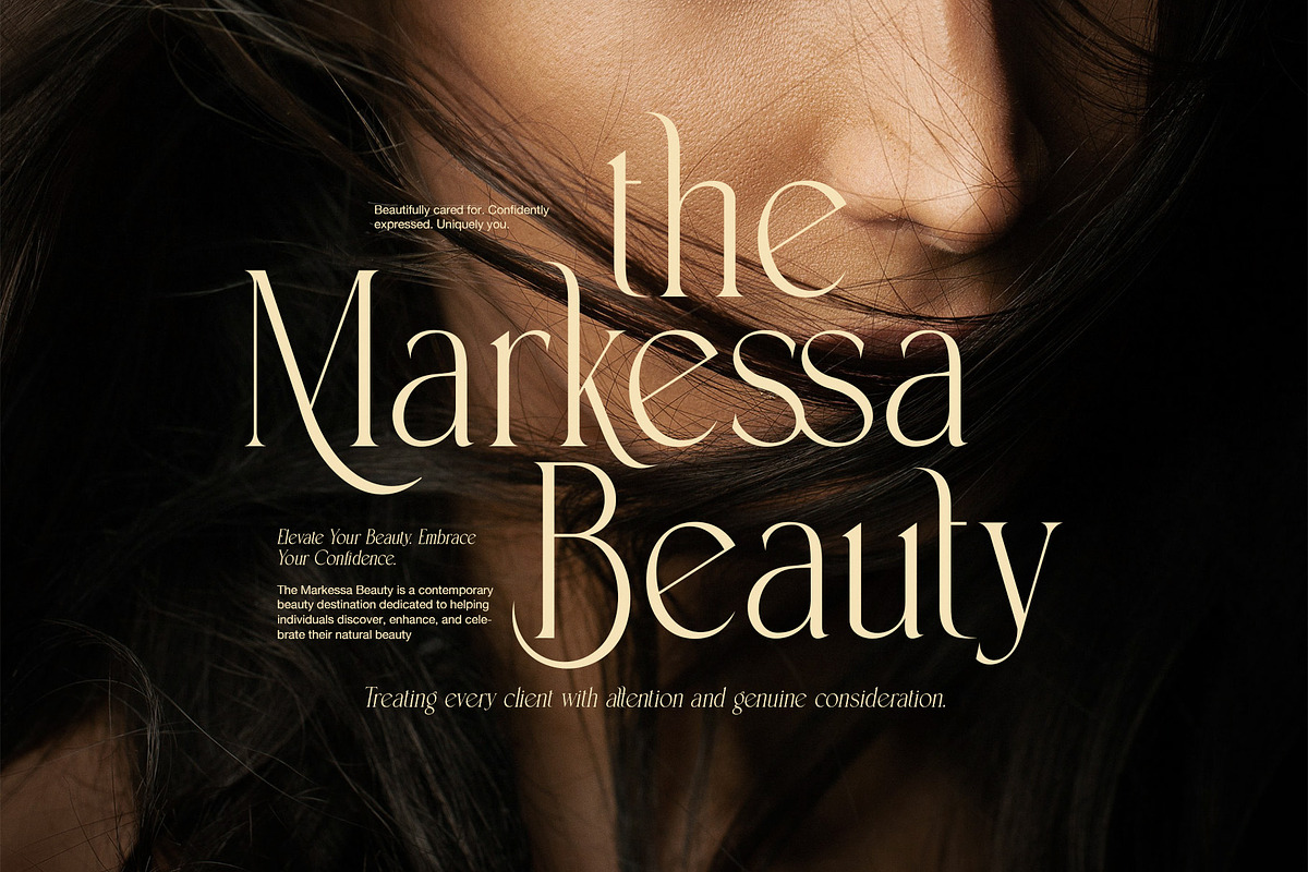 Rictten Luxury Serif Font, a Serif Font by Graphicxell (Photo 3 of 8)