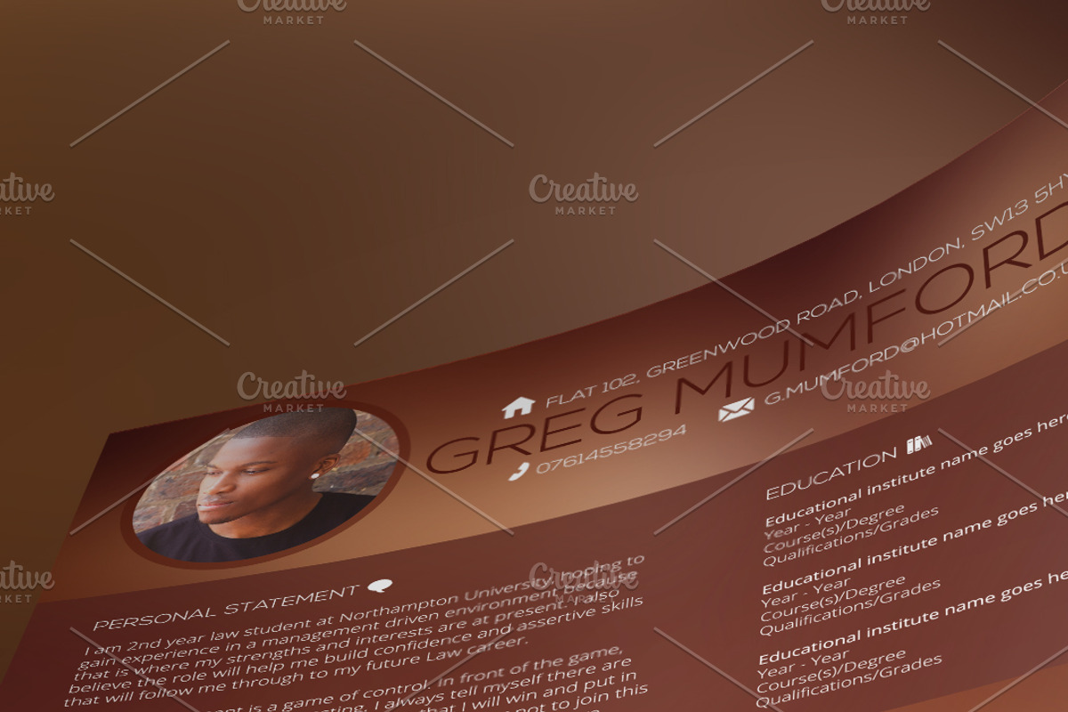 The Muffin Collection CV, a Resume Template by Valeur Design (Photo 3 of 6)